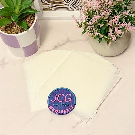 5.5" x 5.5" Freshie Protection Parchment Sheets – 100 Pack
