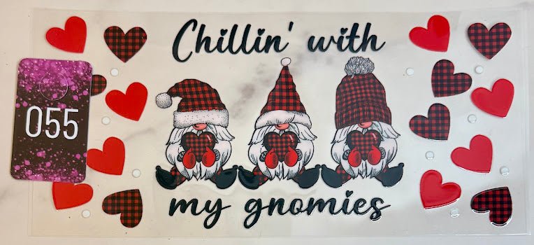 UV DTF Wrap | Chillin' with my Gnomies Valentine | 055