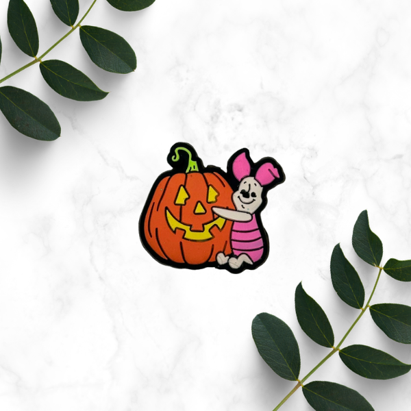 Piggie Pumpkin Focal Bead