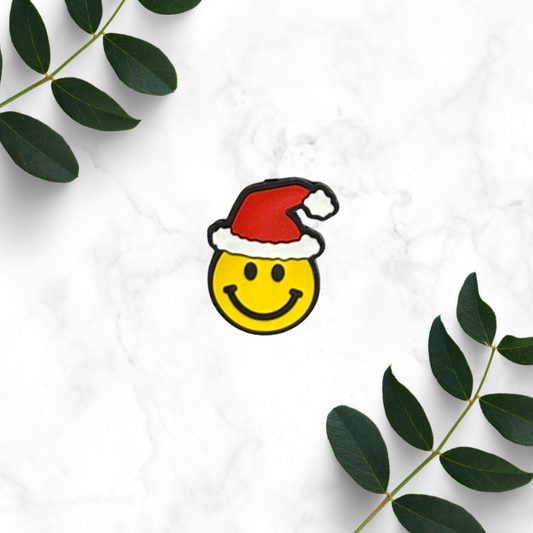 Santa Smiley Focal Bead