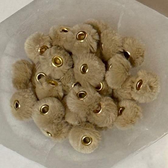 Cashmere - 20mm Fuzzy Abacus Spacer