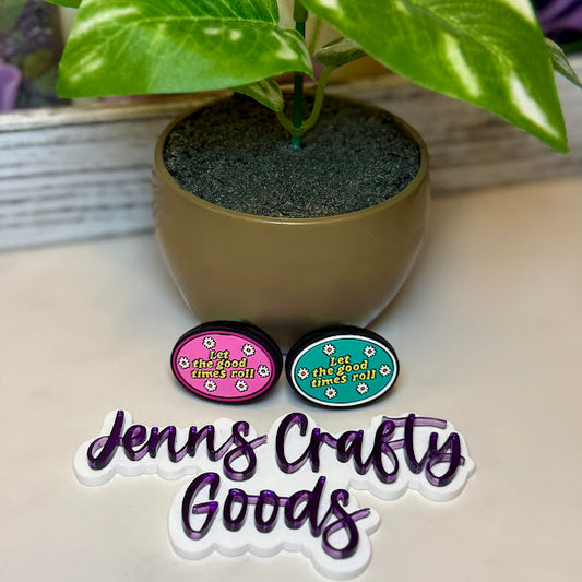 Let The Good Times Roll Silicone Focal Bead | Louisiana Craft Supplies