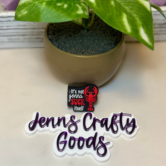 Bayou Humor Crawfish Silicone Focal Bead | Cajun Craft Supplies