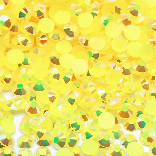 Lemon Drop Jelly Flatback Rhinestones