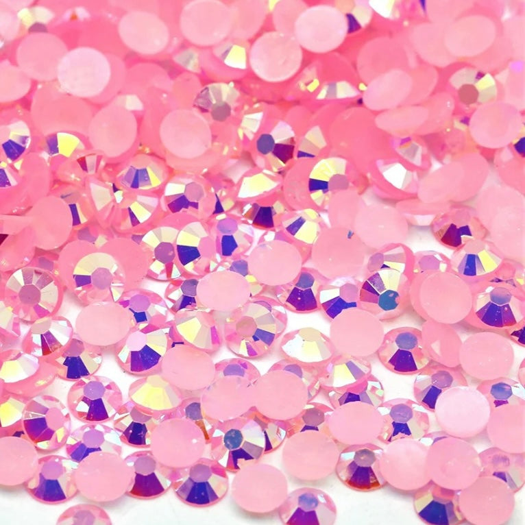 Cotton Candy Jelly AB Flatback Rhinestones