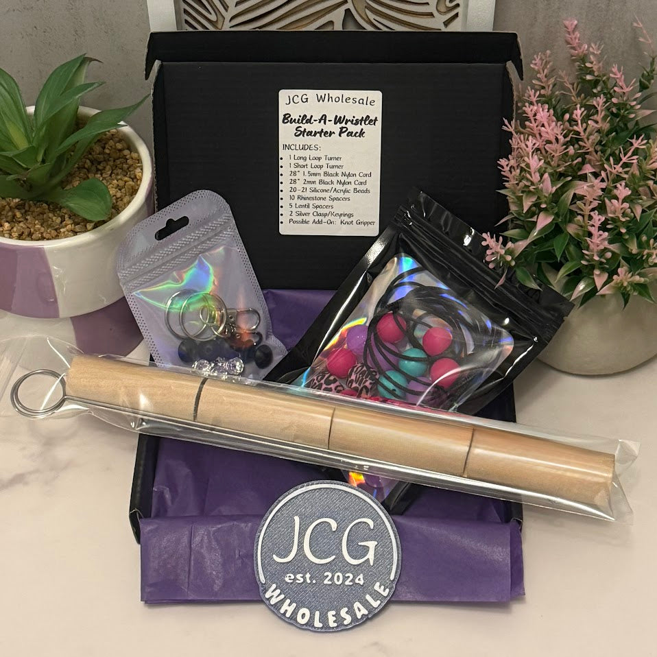 Build-a-Wristlet Starter Pack | Easy DIY Beaded Keychain & Wristlet Kit