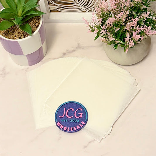 5.5" x 5.5" Freshie Protection Parchment Sheets – 100 Pack