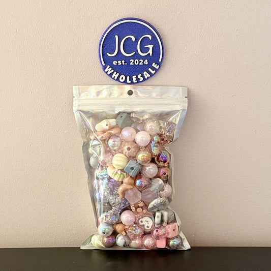 Acrylic Bead Scoop – Large Zip Bag | 7 Scoops (~100 Beads, 9 oz)