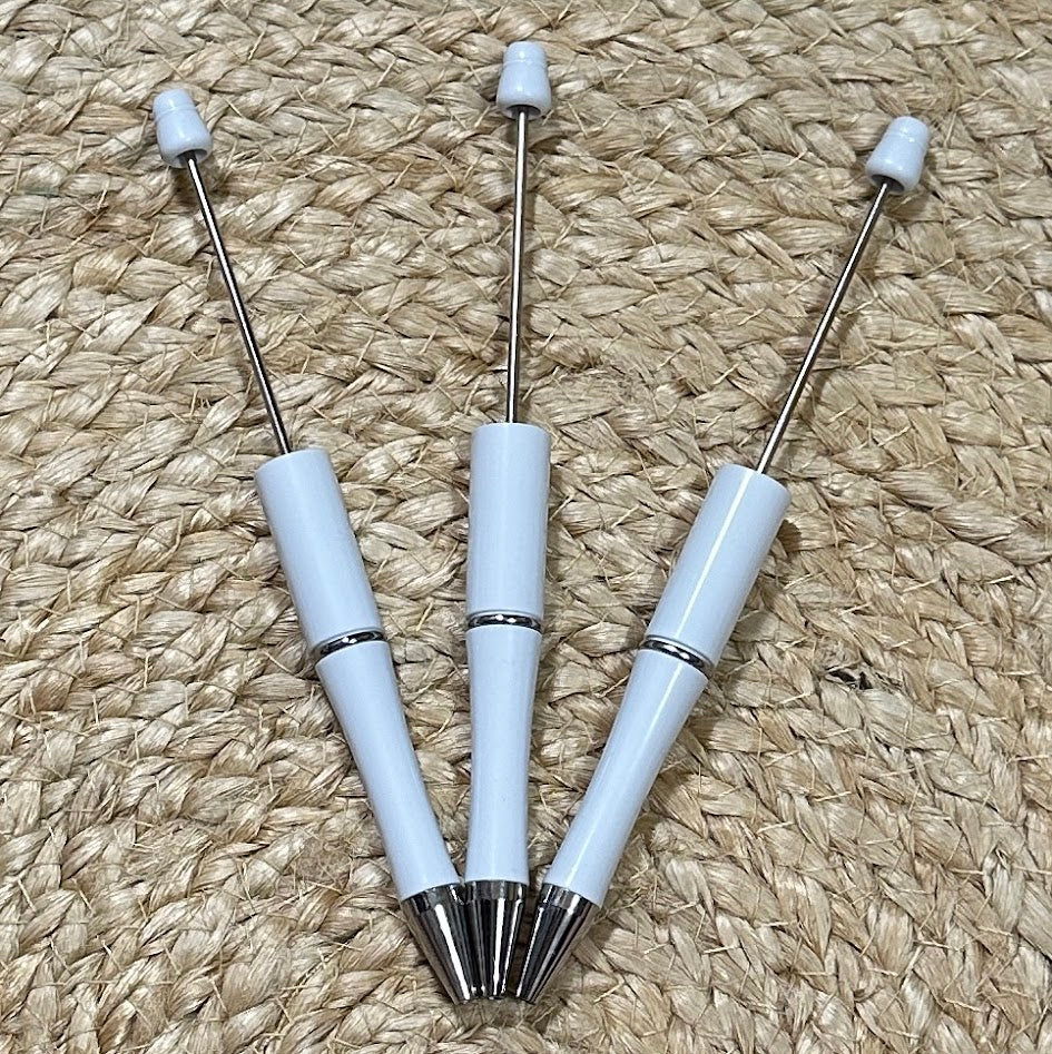 Matte White Beadable Pen