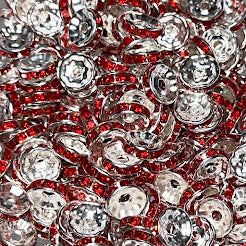 Red - 10mm Rhinestone Spacer