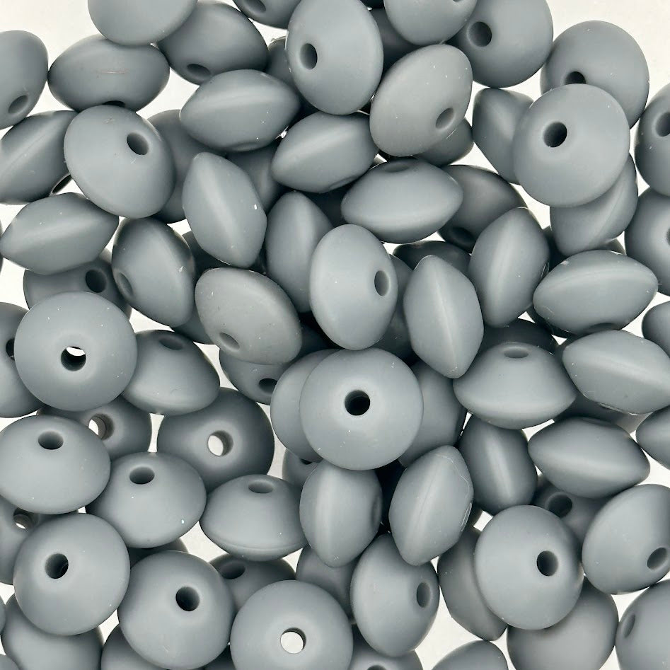 Charcoal - 12mm Silicone Lentil Spacer