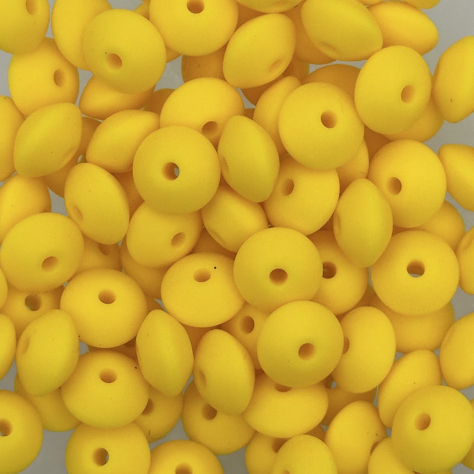 Yellow - 12mm Silicone Lentil Spacer