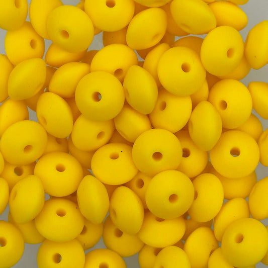 Yellow - 12mm Silicone Lentil Spacer