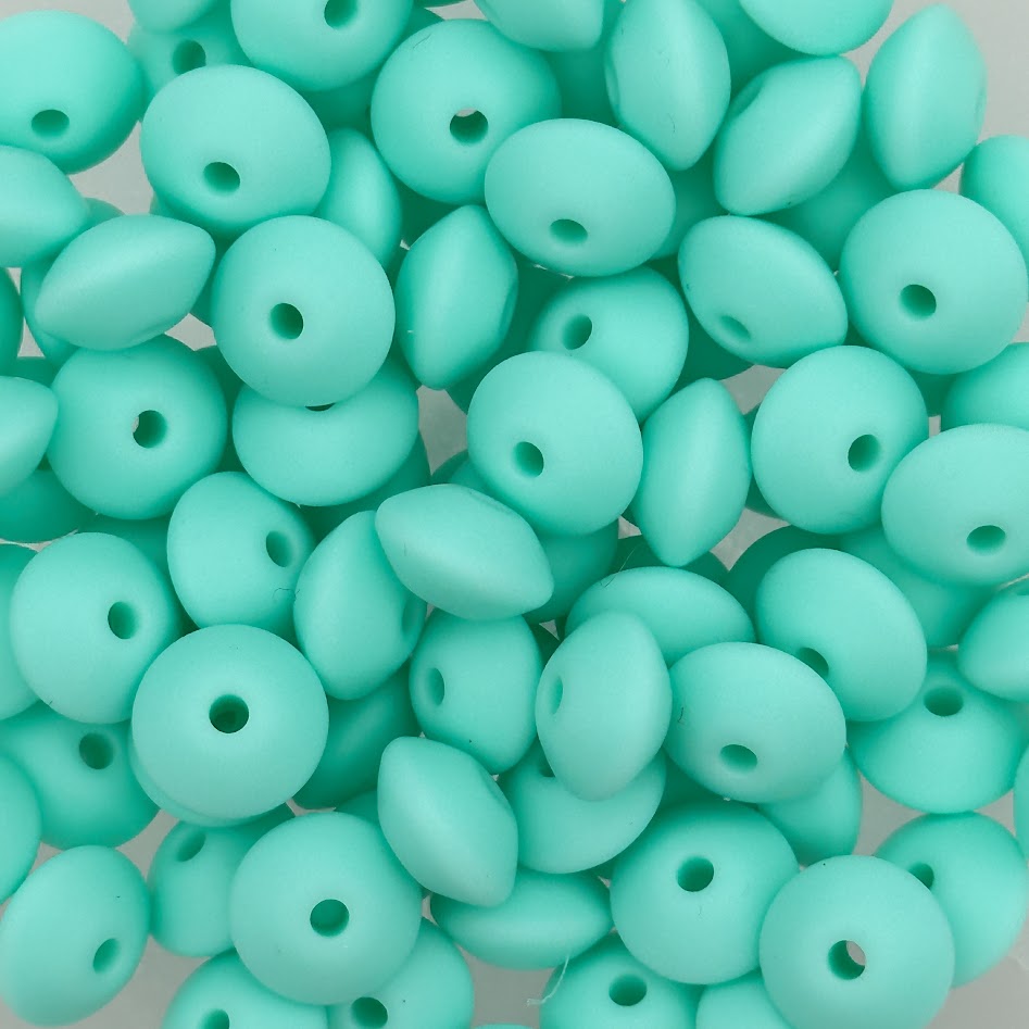 Cyan- 12mm Silicone Lentil Spacer