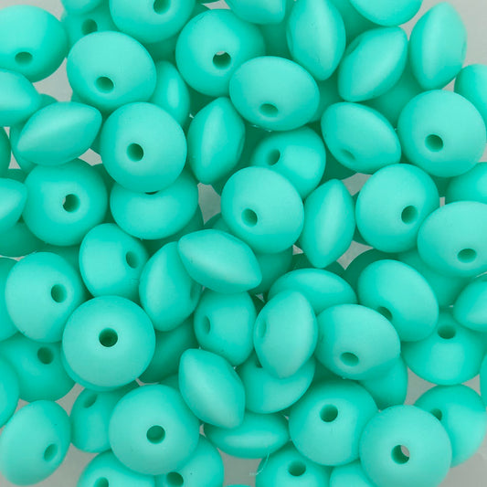 Cyan- 12mm Silicone Lentil Spacer