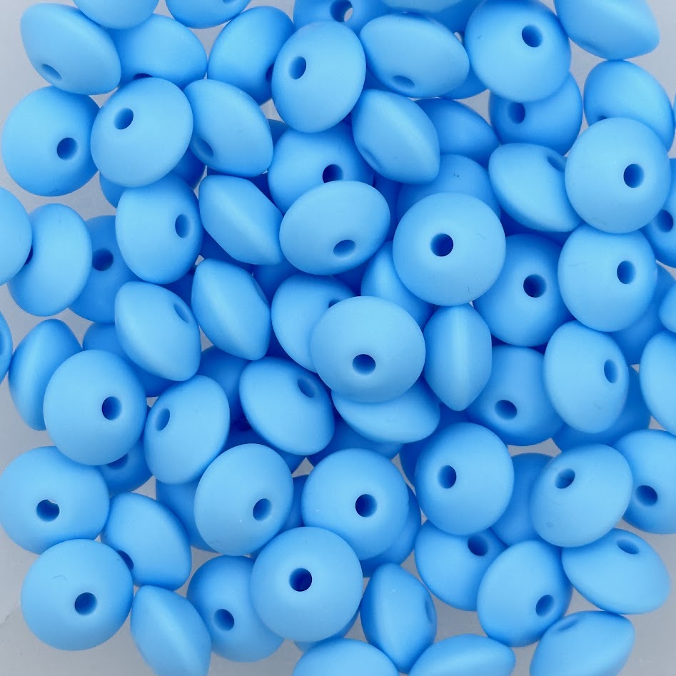 Baby Blue - 12mm Silicone Lentil Spacer