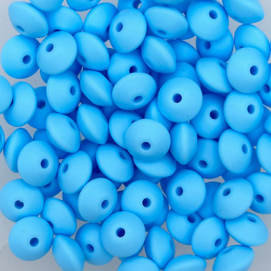 Baby Blue - 12mm Silicone Lentil Spacer