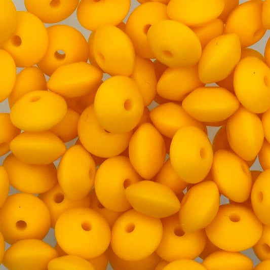 Bright Yellow - 12mm Silicone Lentil Spacer