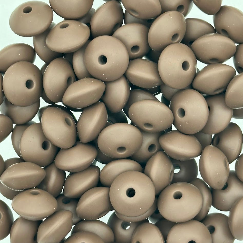 Cocoa - 12mm Silicone Lentil Spacer