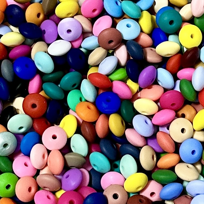 Lentils - 12mm Silicone Spacer Mix