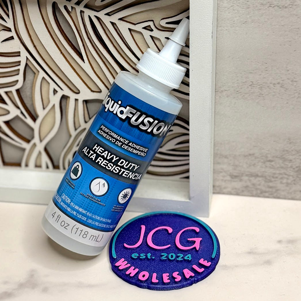 Liquid Fusion 4oz High Performance Adhesive | Dries Clear Flexible Craft Glue | Official iLoveToCreate Product