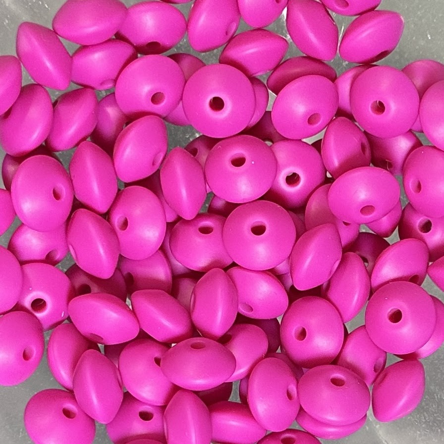 Magenta - 12mm Silicone Lentil Spacer