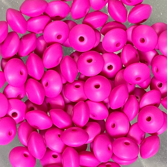 Magenta - 12mm Silicone Lentil Spacer