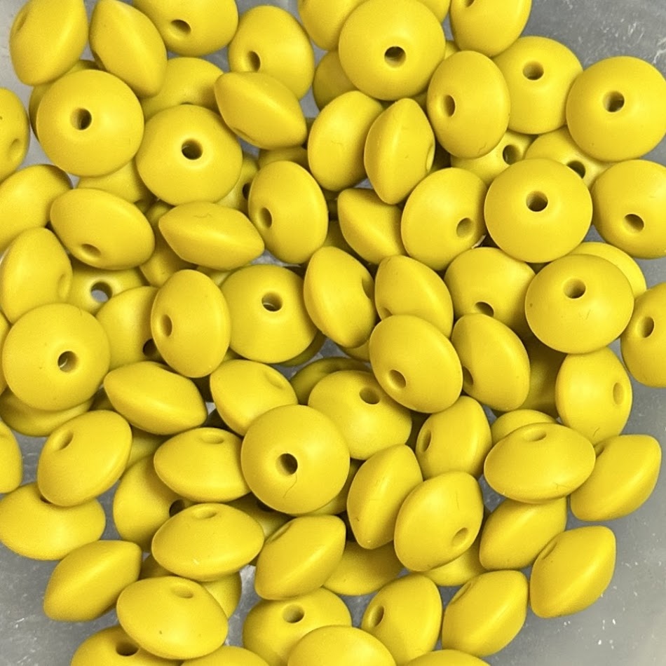 Mustard - 12mm Silicone Lentil Spacer