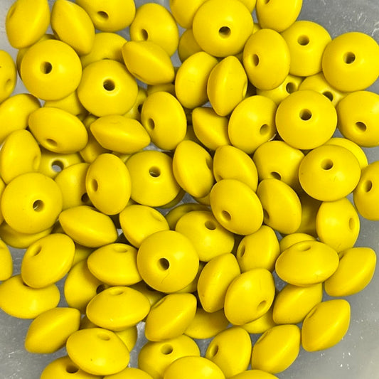 Mustard - 12mm Silicone Lentil Spacer