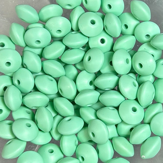 Mint Green - 12mm Silicone Lentil Spacer