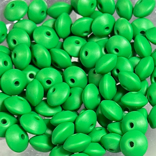 Christmas Green - 12mm Silicone Lentil Spacer