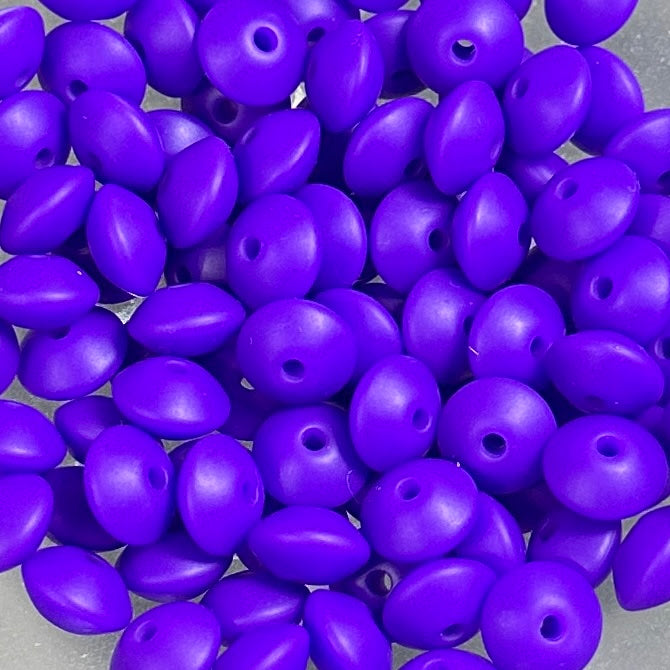 Indigo Purple - 12mm Silicone Lentil Spacer