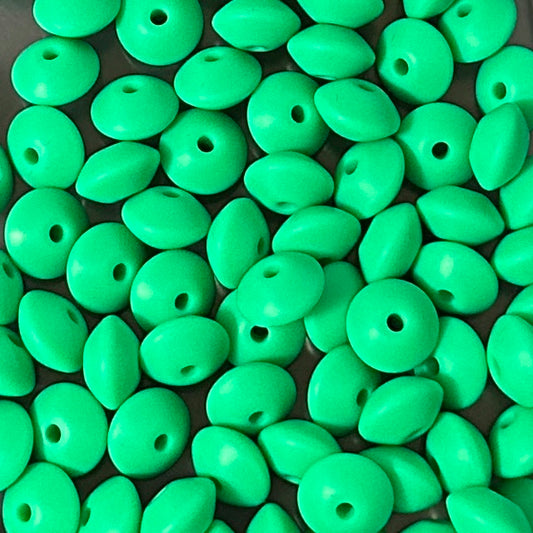 Dark Green- 12mm Silicone Lentil Spacer