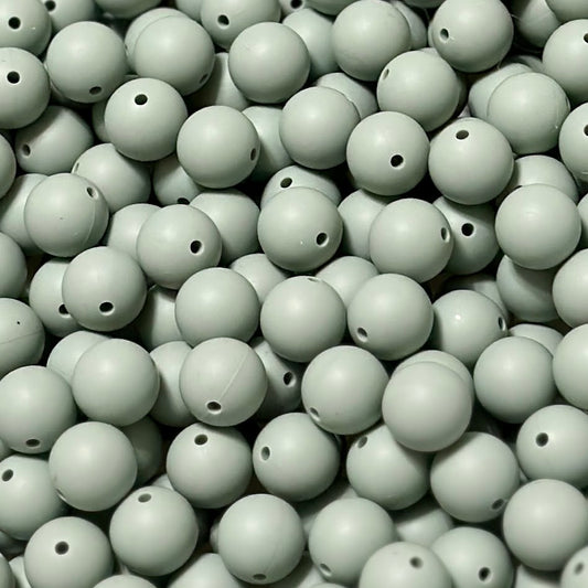 Ash - 15mm Round Silicone