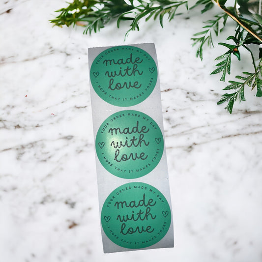 Made With Love - Made My Day Stickers